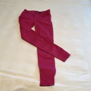 Guess jeans, berry color, size 27